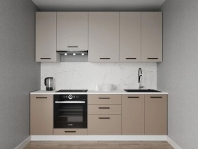 Кухонный гарнитур Каппучино 2400 h950 (Стол. 26мм) в Невьянске - nevyansk.mebel24.online | фото