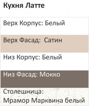 Кухонный гарнитур Латте 1200 (Стол. 38мм) в Невьянске - nevyansk.mebel24.online | фото 3