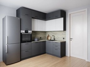 Кухонный гарнитур Меренга 2200*1700 (Стол. 26мм) в Невьянске - nevyansk.mebel24.online | фото 1