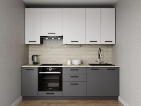 Кухонный гарнитур Меренга 2400 h950 (Стол. 26мм) в Невьянске - nevyansk.mebel24.online | фото 1