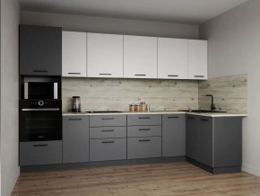 Кухонный гарнитур Меренга 3200*1400 (Стол. 38 мм) в Невьянске - nevyansk.mebel24.online | фото 1
