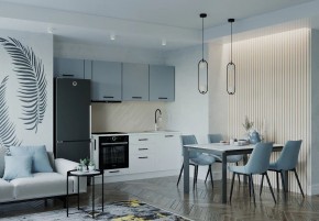 Кухонный гарнитур Ниагара 2550 (Стол. 26мм) в Невьянске - nevyansk.mebel24.online | фото 1