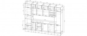 Кухонный гарнитур Санторини 3400 (Стол. 26мм) в Невьянске - nevyansk.mebel24.online | фото 2