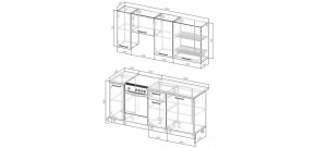 Кухонный гарнитур Старое Дерево 1800 (Стол. 26мм) в Невьянске - nevyansk.mebel24.online | фото 2