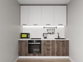 Кухонный гарнитур Старое Дерево 2200 h950 (Стол. 38мм) в Невьянске - nevyansk.mebel24.online | фото 1