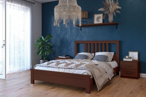 ЛАУРА Кровать из массива 1400 в Невьянске - nevyansk.mebel24.online | фото 1