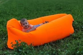 Лежак надувной Lamzac Airpuf Оранжевый в Невьянске - nevyansk.mebel24.online | фото 4