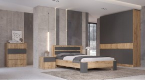 ЛЕНОРА Спальный гарнитур (модульный) графит в Невьянске - nevyansk.mebel24.online | фото