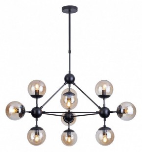 Люстра на штанге Arte Lamp Bolla A1664SP-10BK в Невьянске - nevyansk.mebel24.online | фото