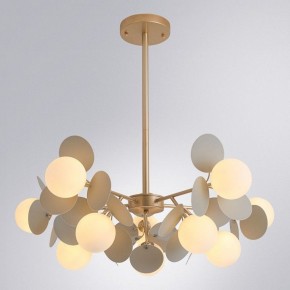 Люстра на штанге Arte Lamp Peacock A1369SP-10GY в Невьянске - nevyansk.mebel24.online | фото 2
