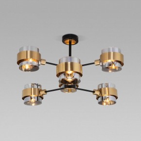 Люстра на штанге Eurosvet Arcada 70127/6 черный/дымчатый в Невьянске - nevyansk.mebel24.online | фото 2