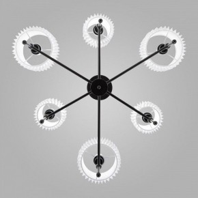 Люстра на штанге Eurosvet Notturno 60162/6 черный в Невьянске - nevyansk.mebel24.online | фото 2
