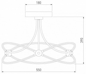 Люстра на штанге Eurosvet Petto 90246/6 белый Smart в Невьянске - nevyansk.mebel24.online | фото 4
