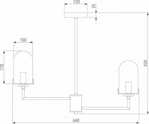 Люстра на штанге Eurosvet Pluto 60156/6 хром в Невьянске - nevyansk.mebel24.online | фото 4