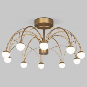Люстра на штанге Eurosvet Ragno 90031/10 LED золото в Невьянске - nevyansk.mebel24.online | фото