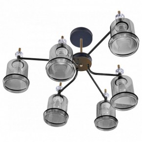 Люстра на штанге Imex MD.4890 MD.4890-6-S COFFEE+FGD в Невьянске - nevyansk.mebel24.online | фото