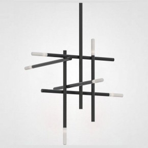 Люстра на штанге Imperiumloft Traverse Black TRAVERSE01 в Невьянске - nevyansk.mebel24.online | фото