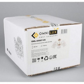 Люстра на штанге Omnilux Rapallo OML-65007-05 в Невьянске - nevyansk.mebel24.online | фото 5