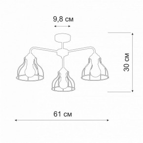Люстра на штанге Vitaluce V3102 V3102-1/3PL в Невьянске - nevyansk.mebel24.online | фото 2