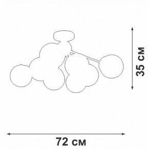 Люстра на штанге Vitaluce V3772 V3772-8/8PL в Невьянске - nevyansk.mebel24.online | фото 4