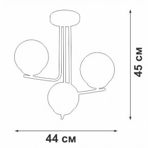 Люстра на штанге Vitaluce V49420 V49420-8/3PL в Невьянске - nevyansk.mebel24.online | фото 2