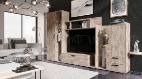 Модена Шкаф высокий (Дуб Юкон) в Невьянске - nevyansk.mebel24.online | фото 3