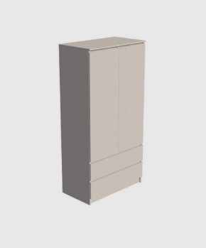 МОРИ МШ 900.1 Шкаф с 2-мя дв. и 2-мя ящ. (Сатин) в Невьянске - nevyansk.mebel24.online | фото 2