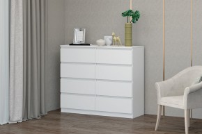 МС "Хилтон" Комод №3 1200 (8 ящ.) белый текстурный в Невьянске - nevyansk.mebel24.online | фото