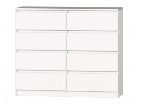 МС "Хилтон" Комод №3 1200 (8 ящ.) белый текстурный в Невьянске - nevyansk.mebel24.online | фото 2