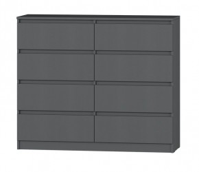 МС "Хилтон" Комод №3 1200 (8 ящ.) графит в Невьянске - nevyansk.mebel24.online | фото 2