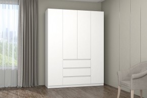 МС "Хилтон" Шкаф №1 1600 (Белый текстурный) в Невьянске - nevyansk.mebel24.online | фото