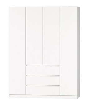 МС "Хилтон" Шкаф №1 1600 (Белый текстурный) в Невьянске - nevyansk.mebel24.online | фото 2