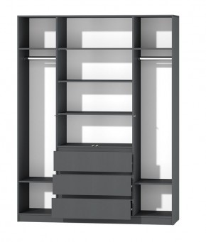 МС "Хилтон" Шкаф №1 1600 (Графит) в Невьянске - nevyansk.mebel24.online | фото 3