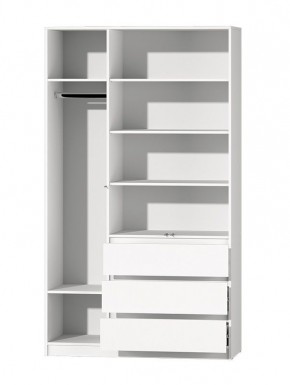 МС "Хилтон" Шкаф №2 1200 (Белый текстурный) в Невьянске - nevyansk.mebel24.online | фото 3