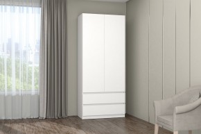 МС "Хилтон" Шкаф №3 900 (Белый текстурный) в Невьянске - nevyansk.mebel24.online | фото
