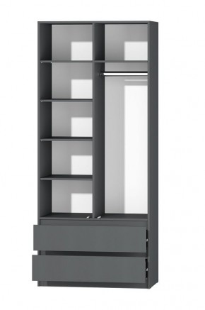 МС "Хилтон" Шкаф №3 900 (Графит) в Невьянске - nevyansk.mebel24.online | фото 3