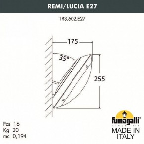 Накладной светильник Fumagalli Lucia 1R3.602.000.LYE27 в Невьянске - nevyansk.mebel24.online | фото 2