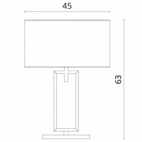 Настольная лампа декоративная Divinare Porta 5933/01 TL-1 в Невьянске - nevyansk.mebel24.online | фото 3