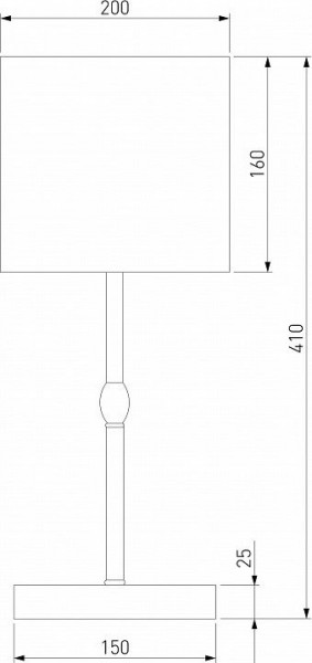 Настольная лампа декоративная Eurosvet Notturno 01162/1 черный в Невьянске - nevyansk.mebel24.online | фото 4