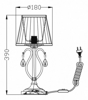 Настольная лампа декоративная Maytoni Brionia ARM172-01-G в Невьянске - nevyansk.mebel24.online | фото 2