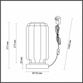 Настольная лампа декоративная Odeon Light Jam 5408/10TL в Невьянске - nevyansk.mebel24.online | фото 4