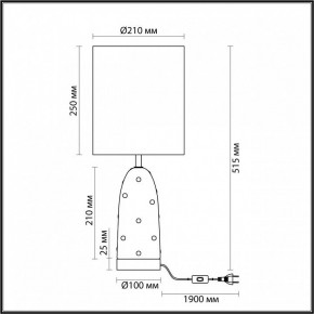 Настольная лампа декоративная Odeon Light Pollen 5424/1T в Невьянске - nevyansk.mebel24.online | фото 5