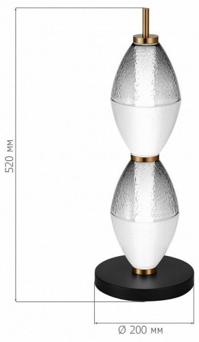 Настольная лампа декоративная ST-Luce Ice SL6130.404.12 в Невьянске - nevyansk.mebel24.online | фото 3