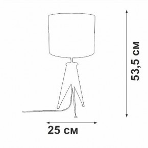 Настольная лампа декоративная Vitaluce V28340 V28340-1/1L в Невьянске - nevyansk.mebel24.online | фото 2