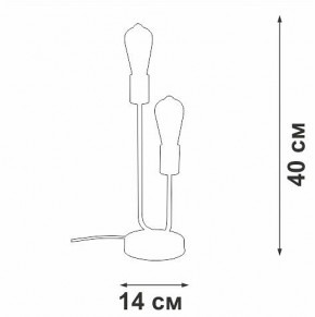Настольная лампа декоративная Vitaluce V3005 V3005-1/2L в Невьянске - nevyansk.mebel24.online | фото 5