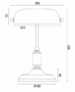 Настольная лампа офисная Maytoni Kiwi Z153-TL-01-BS в Невьянске - nevyansk.mebel24.online | фото 2