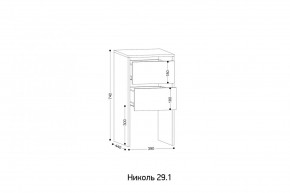НИКОЛЬ 25 Шкаф 5-ти створчатый в Невьянске - nevyansk.mebel24.online | фото 7