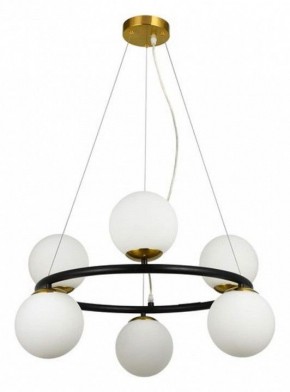 Подвесная люстра Arte Lamp Alcor A2224SP-6BK в Невьянске - nevyansk.mebel24.online | фото 3