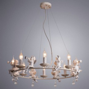 Подвесная люстра Arte Lamp Amur A1133SP-8WG в Невьянске - nevyansk.mebel24.online | фото 3