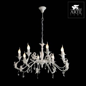 Подвесная люстра Arte Lamp Angelina A5349LM-8WH в Невьянске - nevyansk.mebel24.online | фото 2